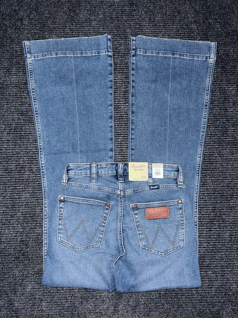 Wrangler Retro NWT Bailey High Rise Trouser Jeans Women’s 26 x 34 LONG Western
